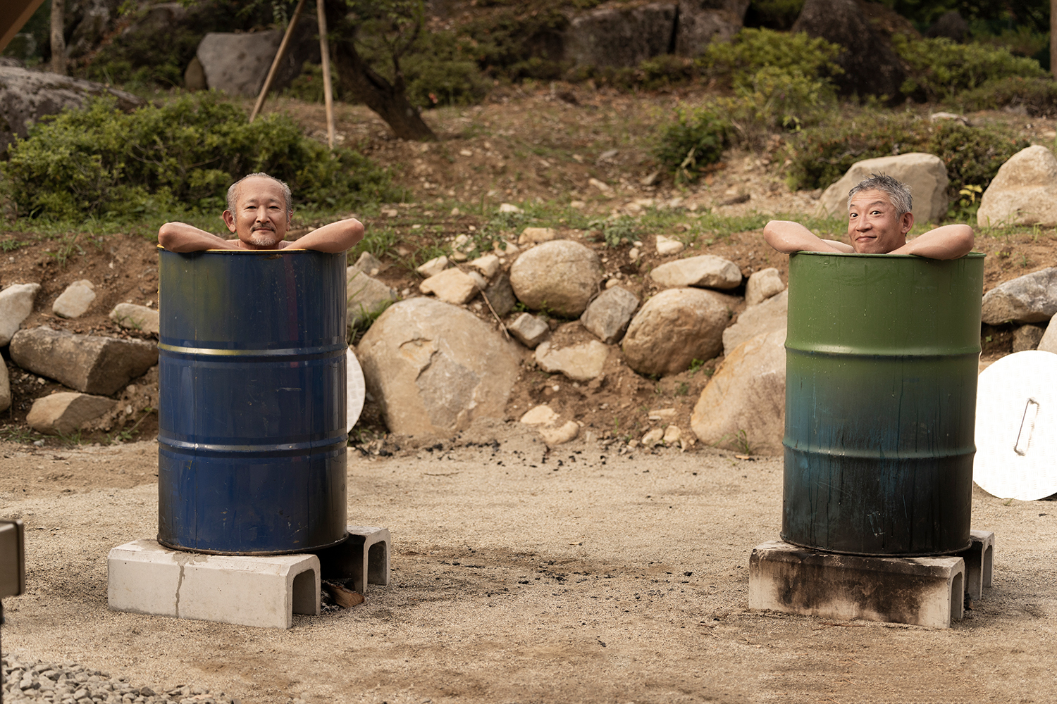 ドラム缶風呂  ドラム缶風呂 | 山梨の琴川キャンプ場